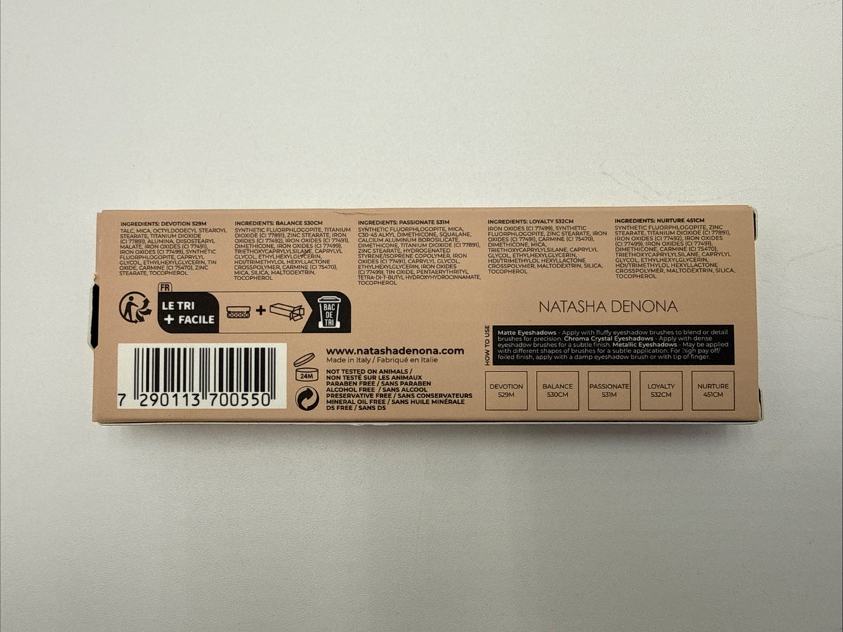 Natasha Denona Mini Dream Eyeshadow Palette – Cool Matte & Metallic Shades