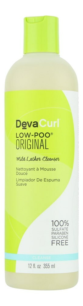 Deva Curl Low Poo Original Mild Lather Hair Cleanser 12 oz - Curly Hair