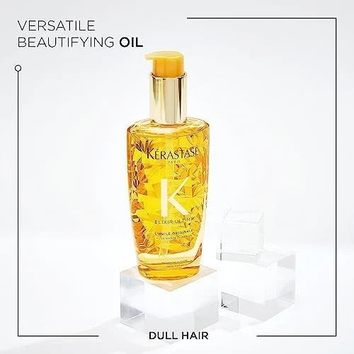 Kérastase Elixir Ultime Beautifying Hair Oil 3.4oz - Shine & Frizz Control