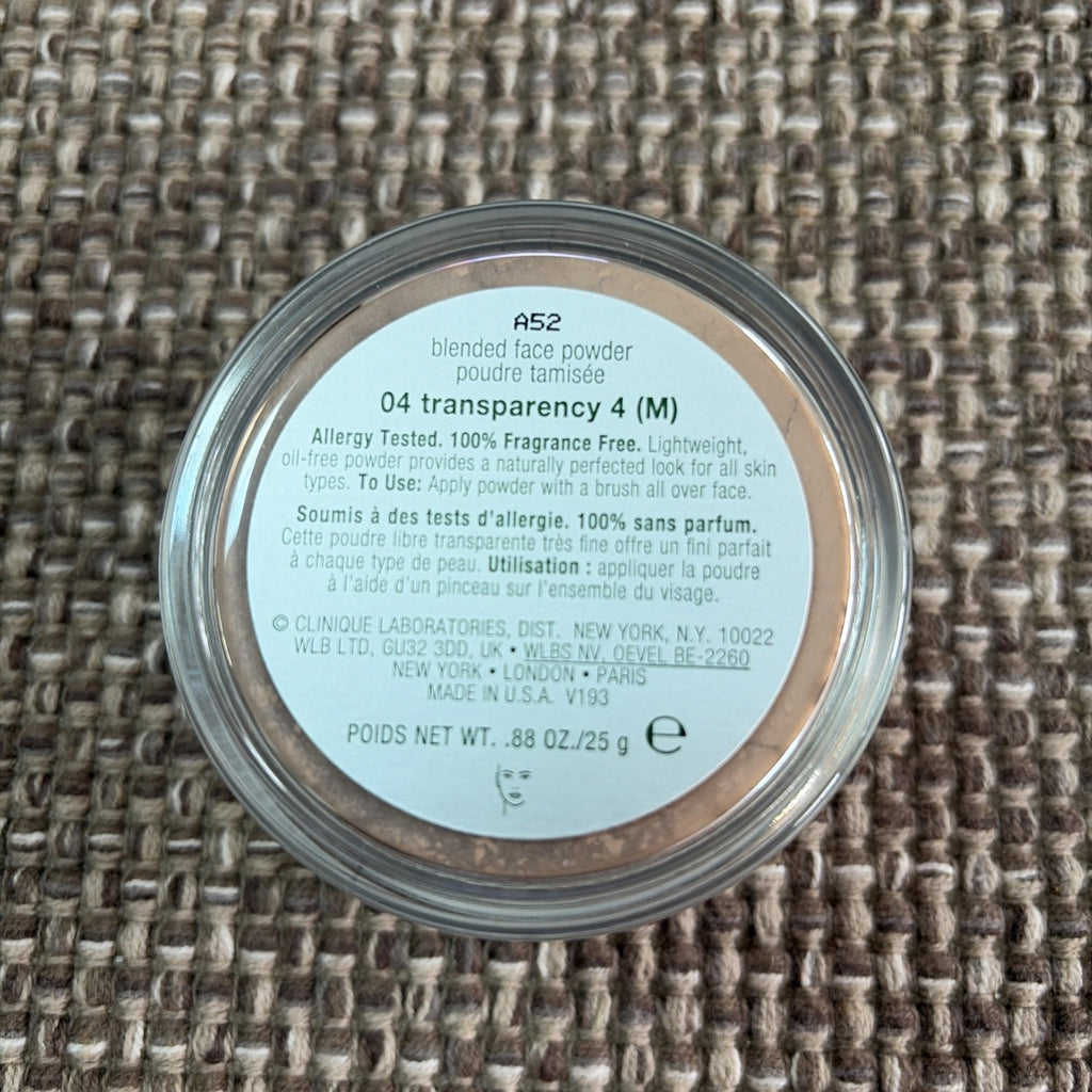 Blended Face Powder #04 Transparency 4 - 0.88 oz by Clinique