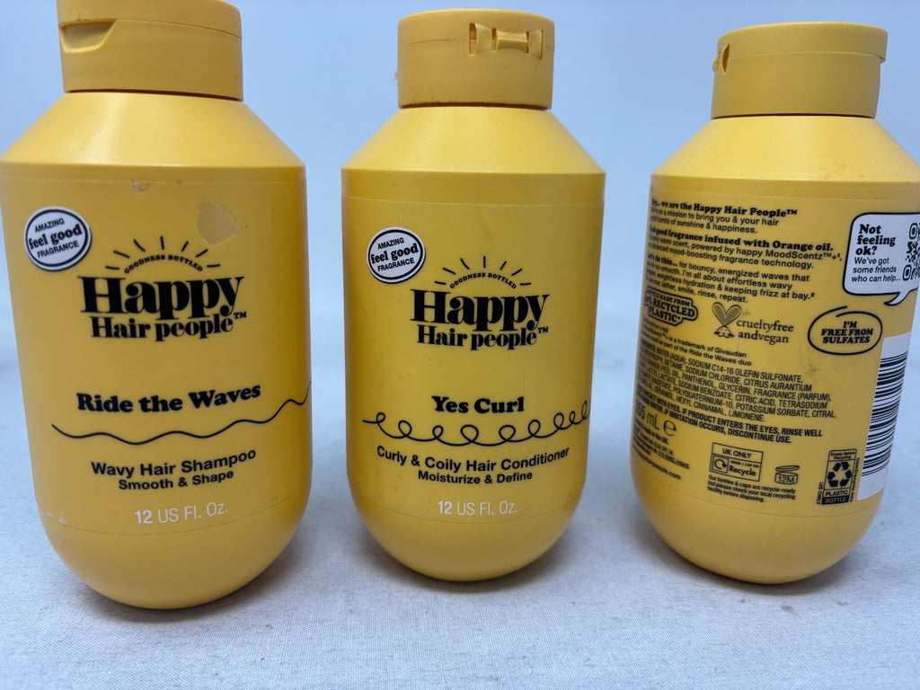 Happy Hair People Ride The Wave Shampoo & Conditioner Set 12oz — Hair Care Kit