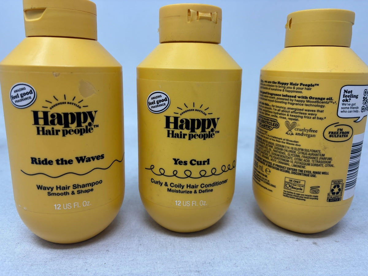Happy Hair People Ride The Wave Shampoo & Conditioner Set 12oz — Hair Care Kit