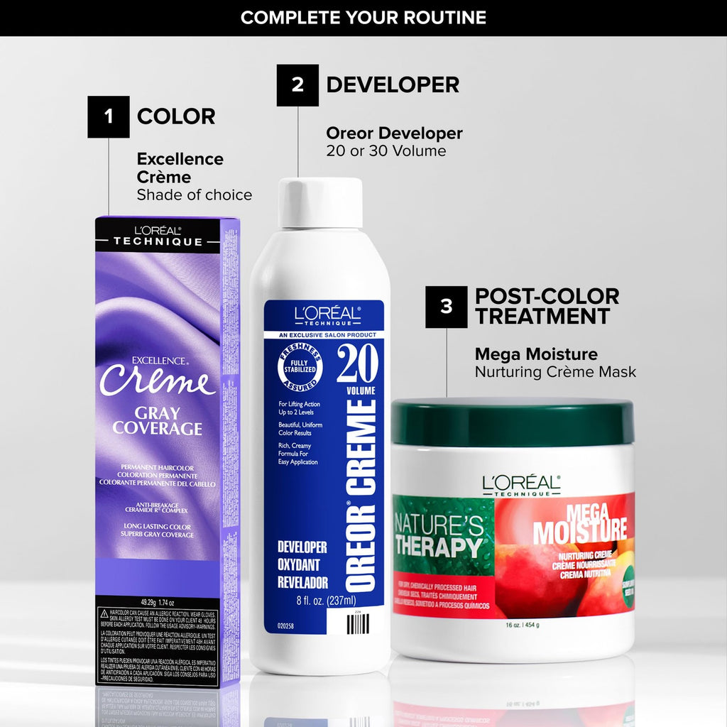 Permanent Hair Color Medium Ash Blonde with Rich Crème Formula