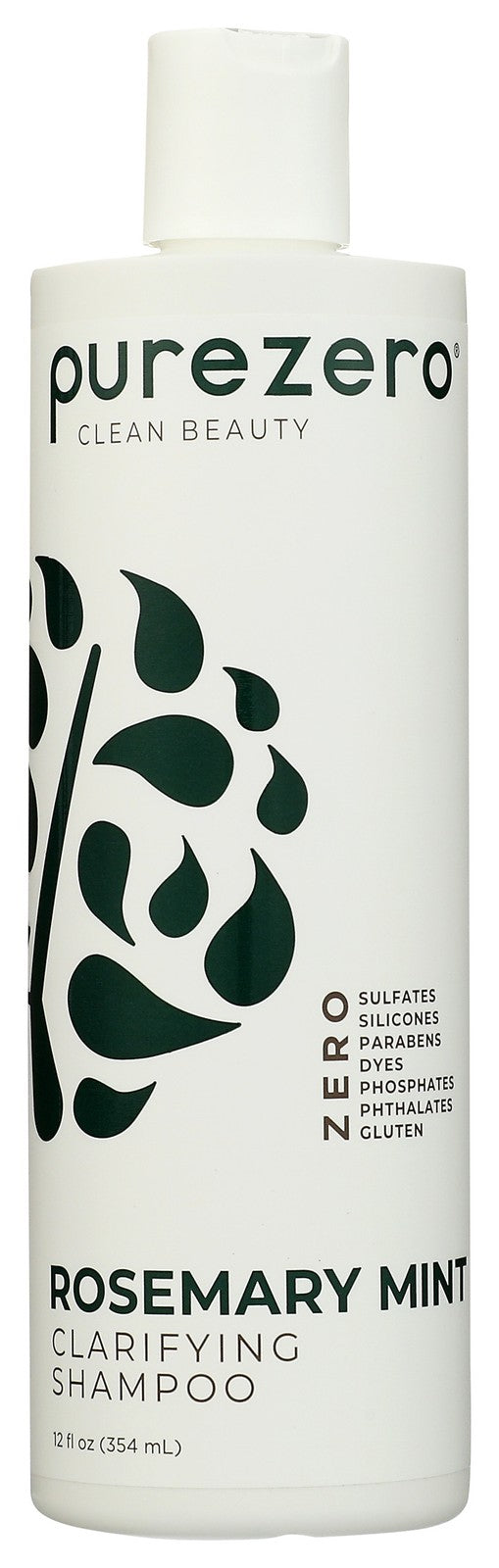 Purezero Rosemary Mint Clarifying Shampoo 12 Oz - 3 Pack