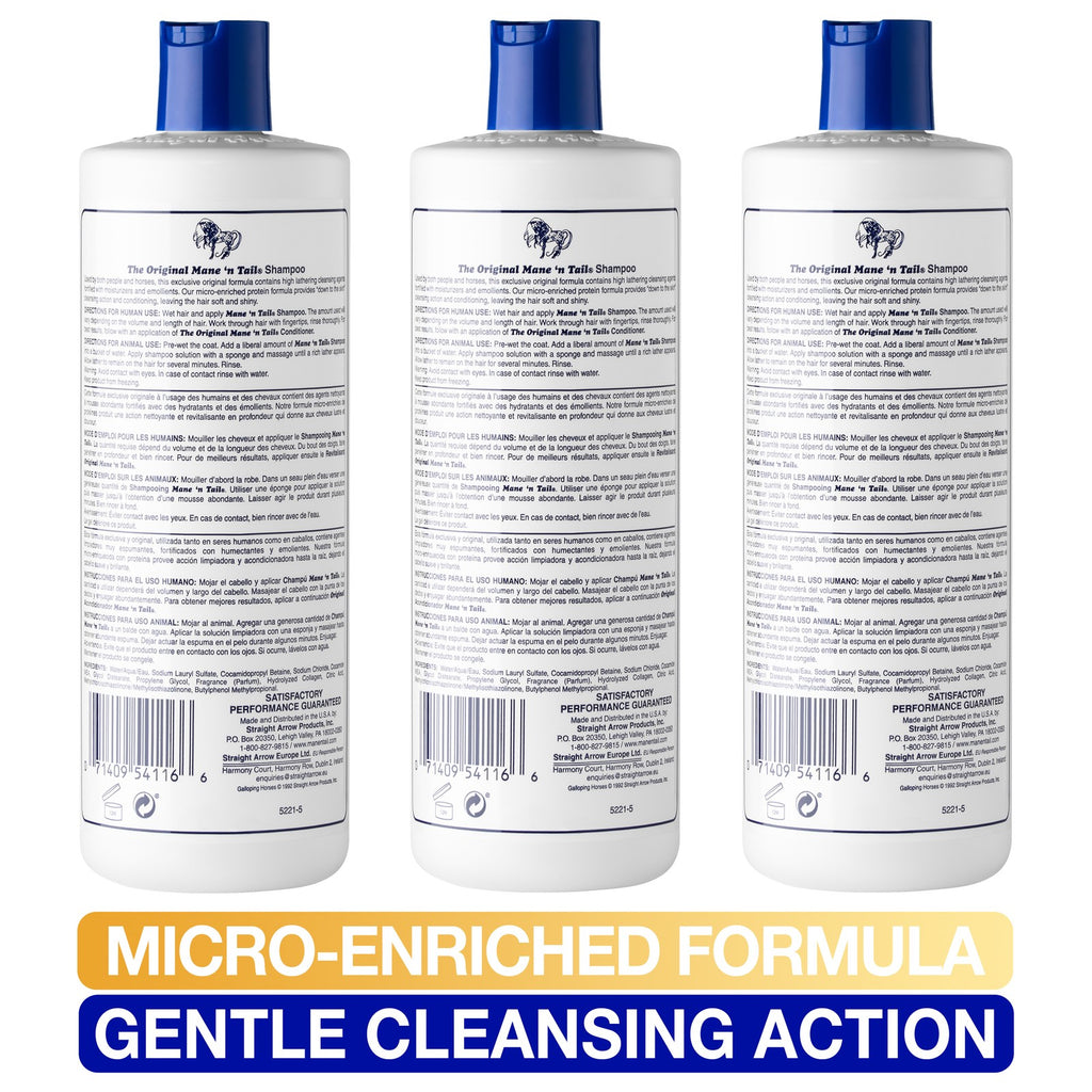 Original Hair Shampoo for Shiny Manageable Hair 16 fl oz 3-Pack