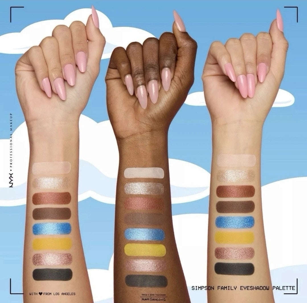 NYX Simpsons Eyeshadow Palette – 8 Shade Limited Edition TV 2026