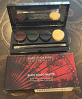 Black Waterproof Makeup Palette for Professional Use
