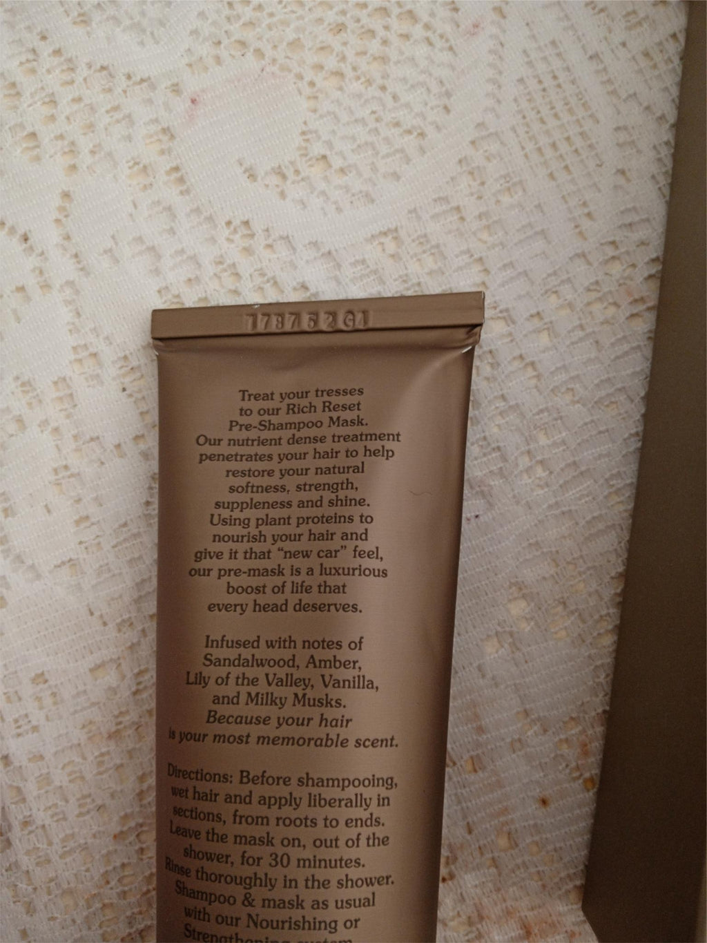 Pre-Shampoo Hair Reset Mask - Milky Rich Sandalwood 5oz