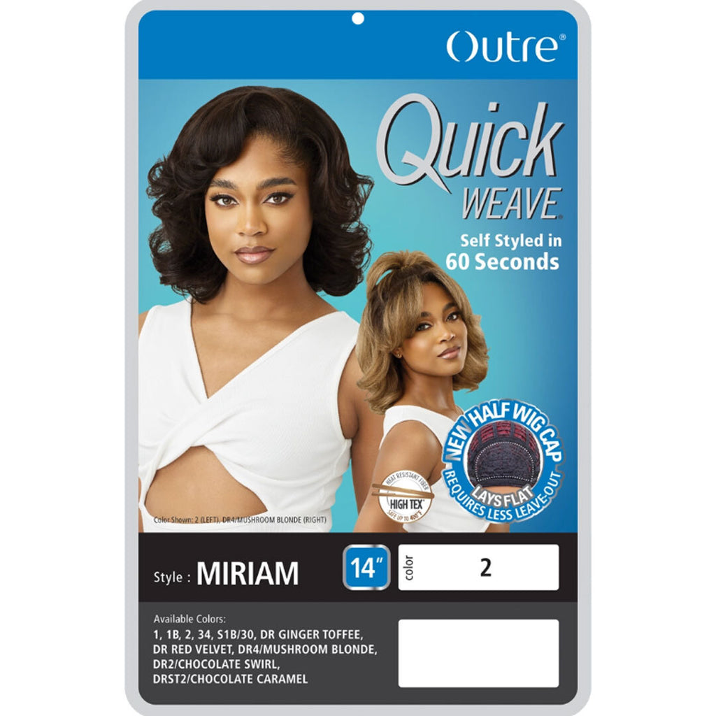 Synthetic Half Wig Quick Weave for Women - Easy to Wear & Heat-Resistant