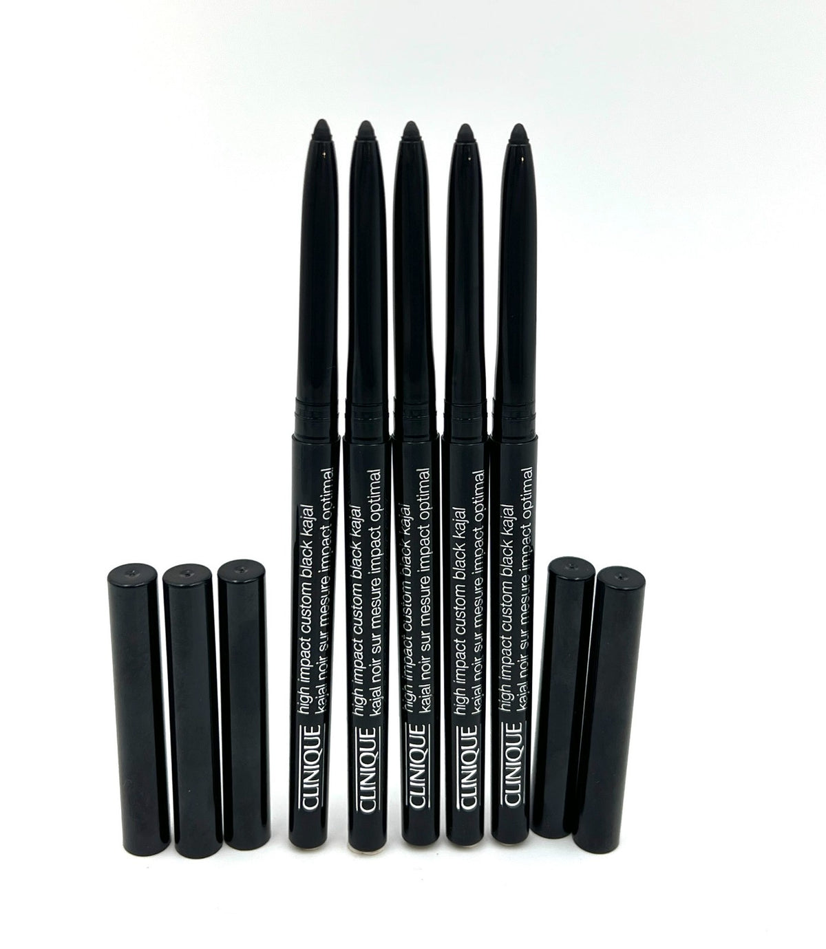Clinique High Impact Custom Black Kajal Eyeliner Set - 5 Pack, 01 Blackened Black