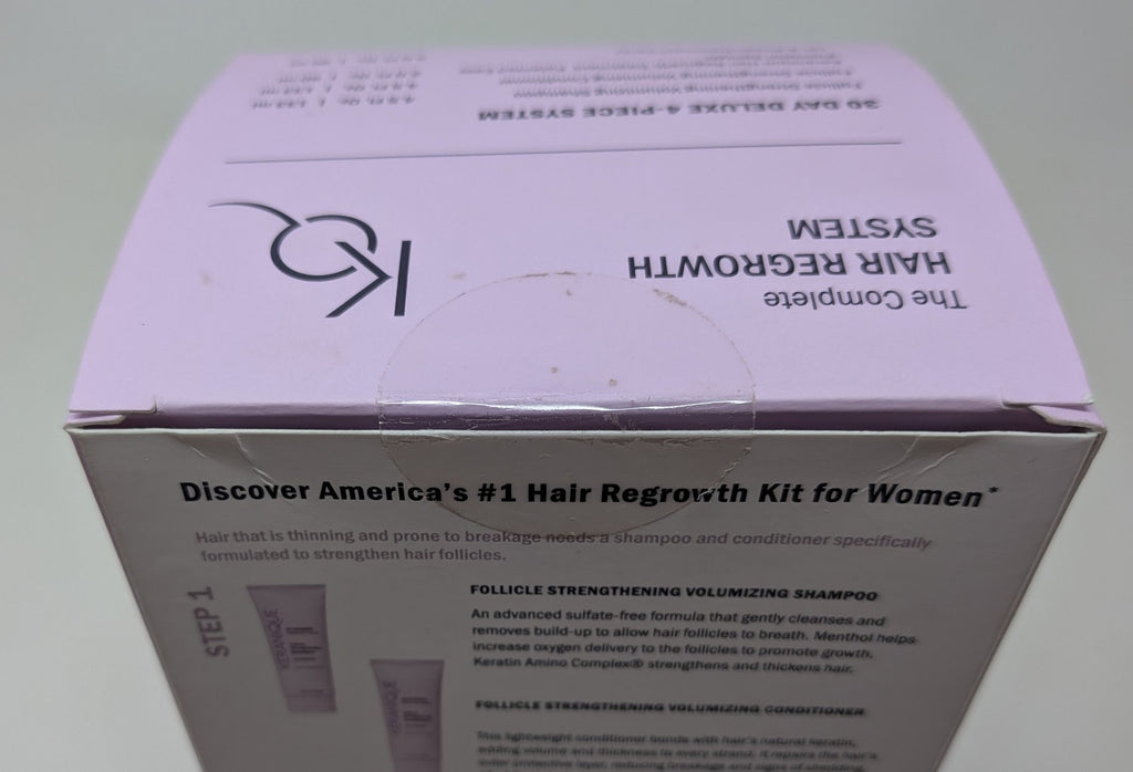 Keranique Hair Regrowth System 30-Day Complete Treatment Kit - 4 Pieces