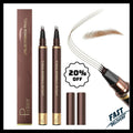 Waterproof Microblading Eyebrow Pencil Set - 2 Natural Brown Eyebrow Pens