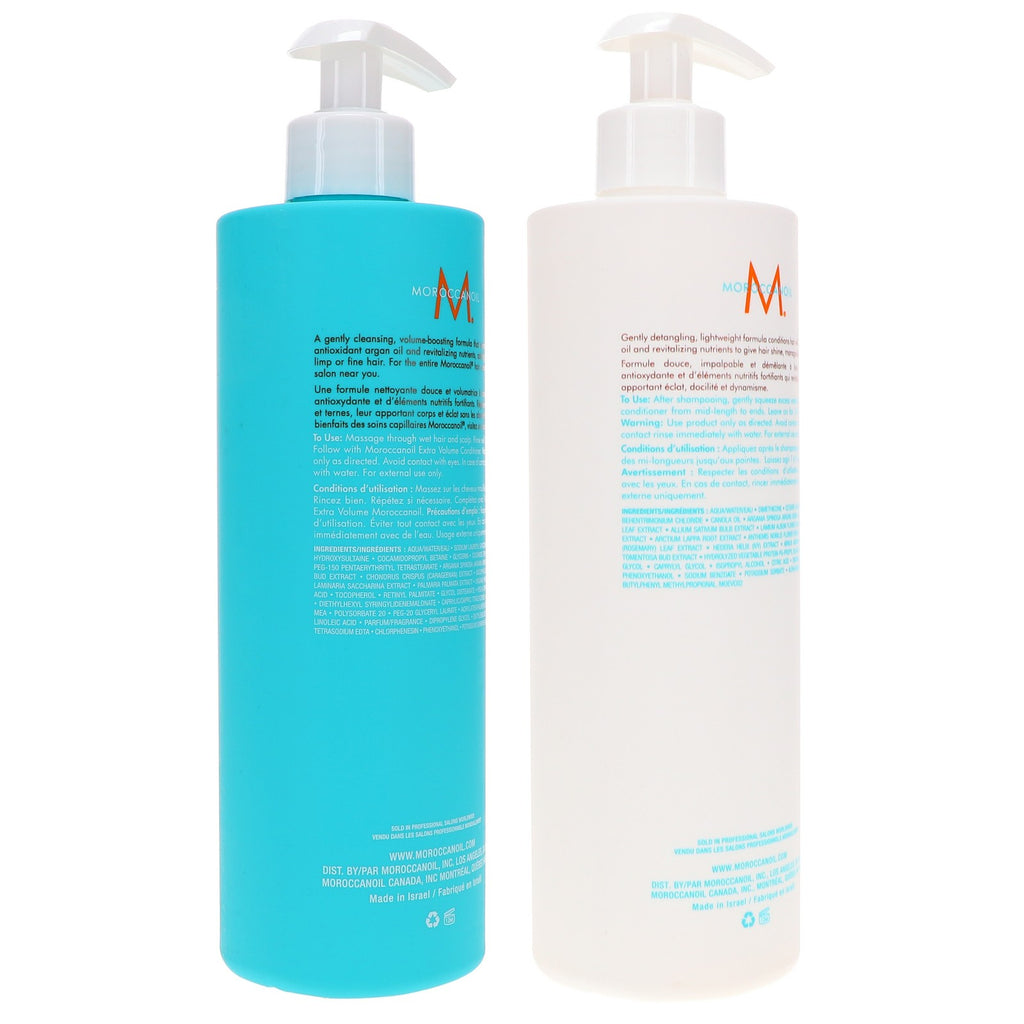 Moroccanoil Extra Volume Shampoo & Conditioner Duo Pack 16.9 oz Each