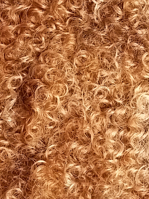 Synthetic Half Wig with Curly Jerry Curl Afro for Women - Multiple Colors