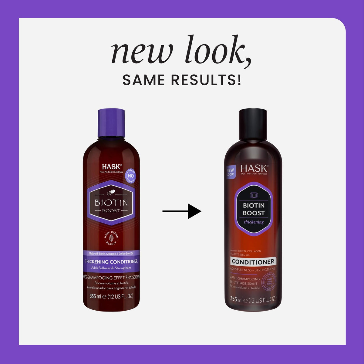 Biotin Boost Thickening Shampoo & Conditioner Set for Fuller Hair - 12 Fl Oz Pack of 2