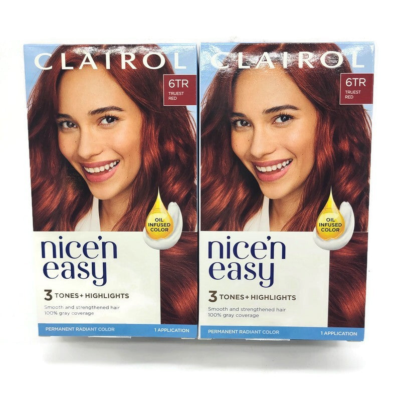 Hair Highlights Kit - Truest Red 3 Tones, 2 Pack, Easy & Natural Color