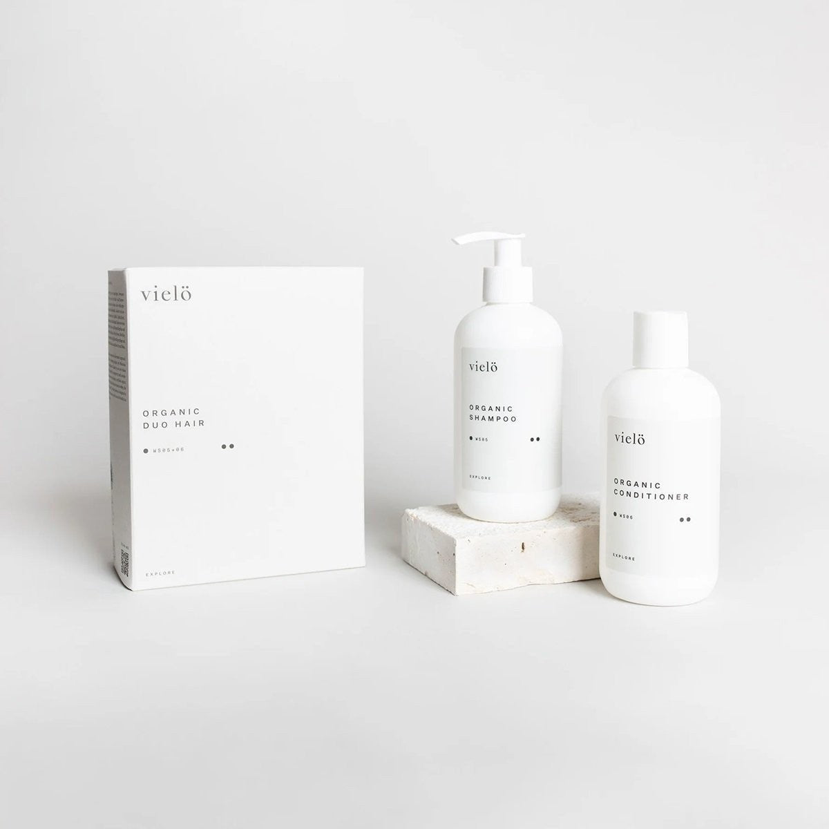 Natural Hair Shampoo & Conditioner Set - Sulfate-Free Organic Nourishing Hair Care