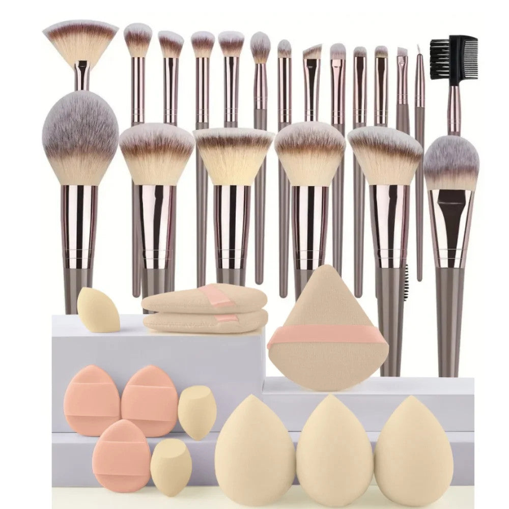Makeup Brush Set 3-20Pcs Soft Fluffy Face Eye Cosmetic Tools Hypoallergenic