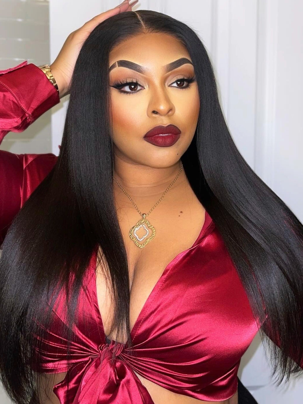 Human Hair Extensions 3 Bundles Virgin Straight Weaves for Full Head