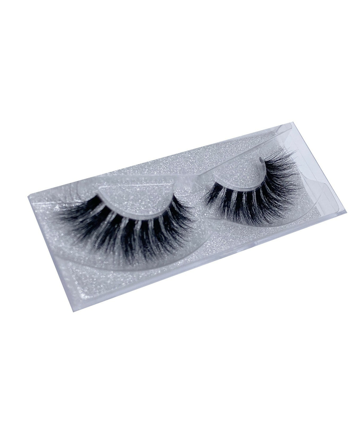 100% Real Mink Strip False Eyelashes Clear Band F203 – Cruelty-Free Handmade Lashes