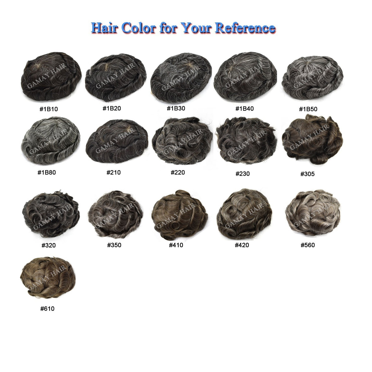 Men's Invisible Hair Frontal V-Loop Hairpiece for Receding Hairline