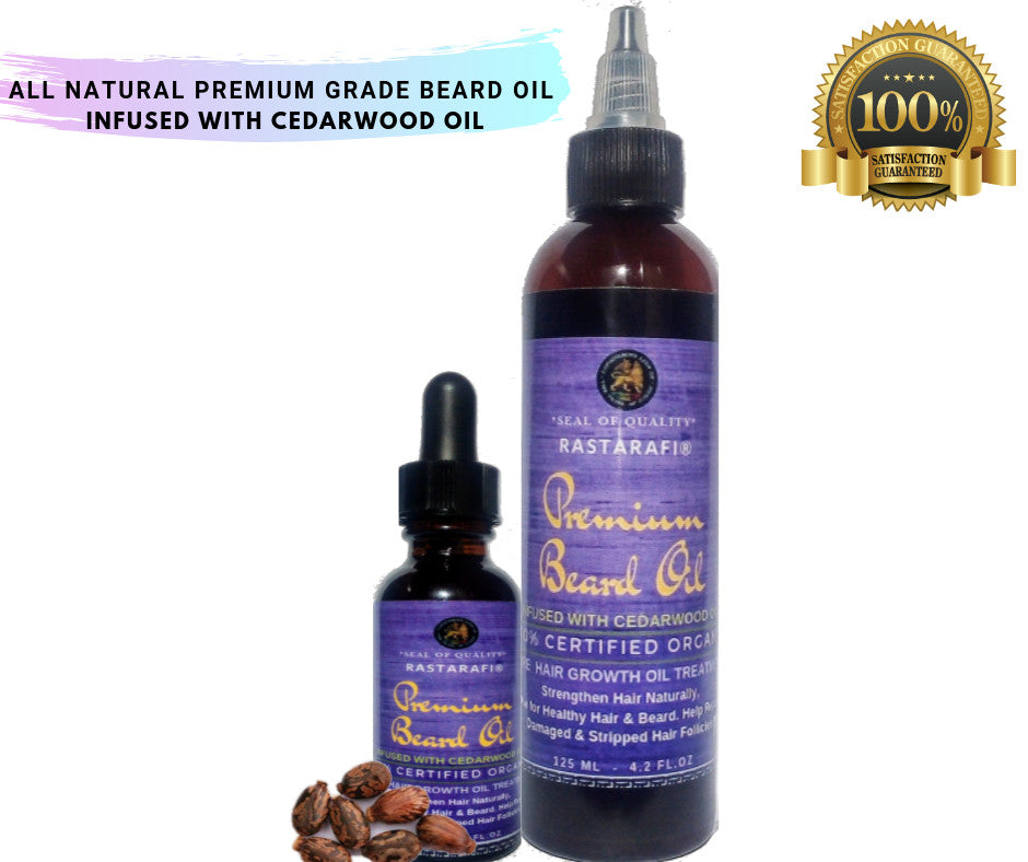 Premium Beard Oil for Fast Growth & Conditioning - All Sizes