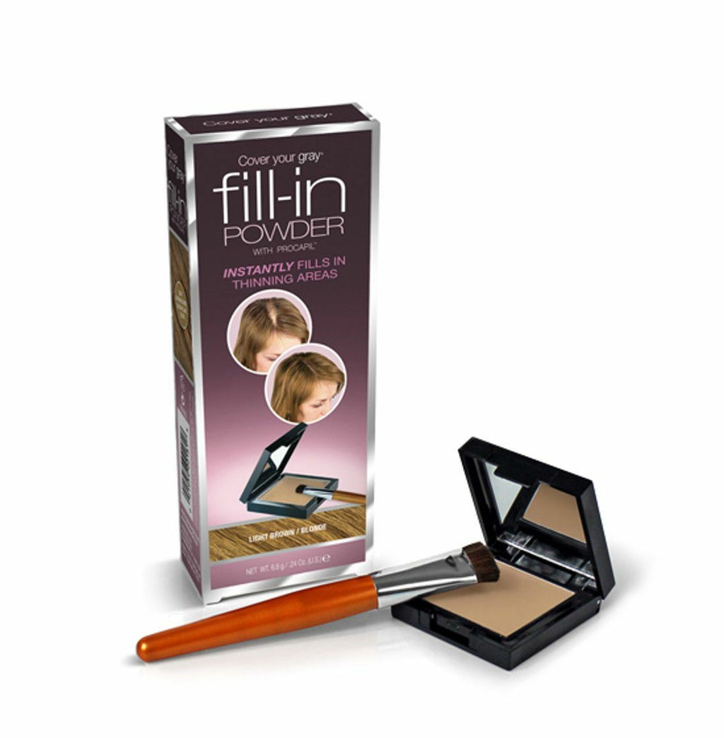 3-Pack Hair Concealer Powder for Thinning & Bald Spots - 8 Shades