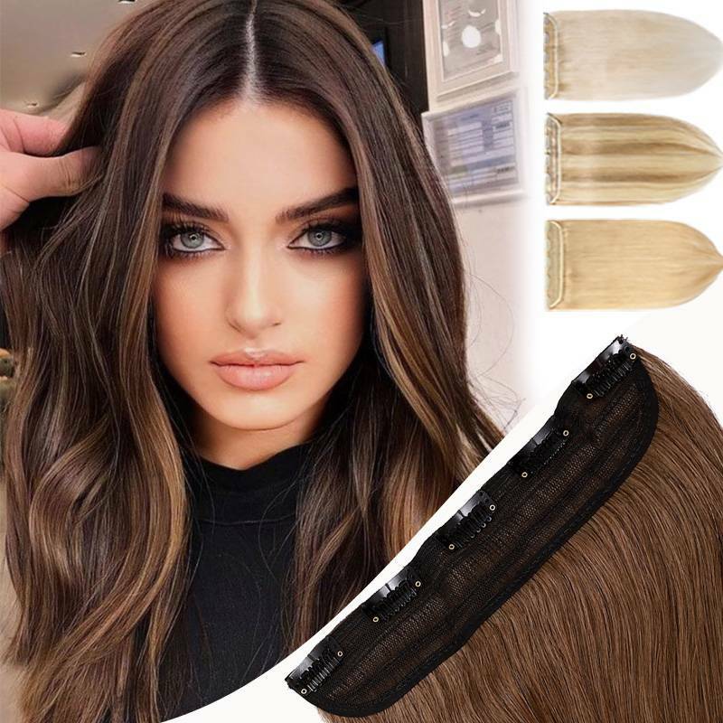 Remy Human Hair Clip-In Extensions 3/4 Full Head Weft - Multiple Colors & Lengths