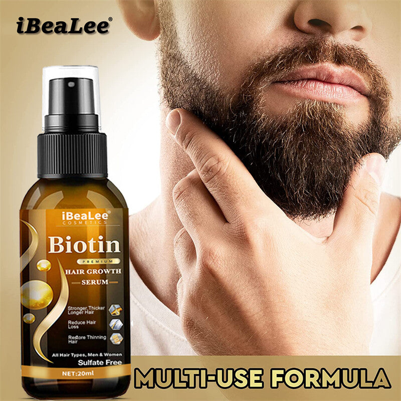 Biotin Hair Growth Serum & Spray for Thicker Hair - All Quantities