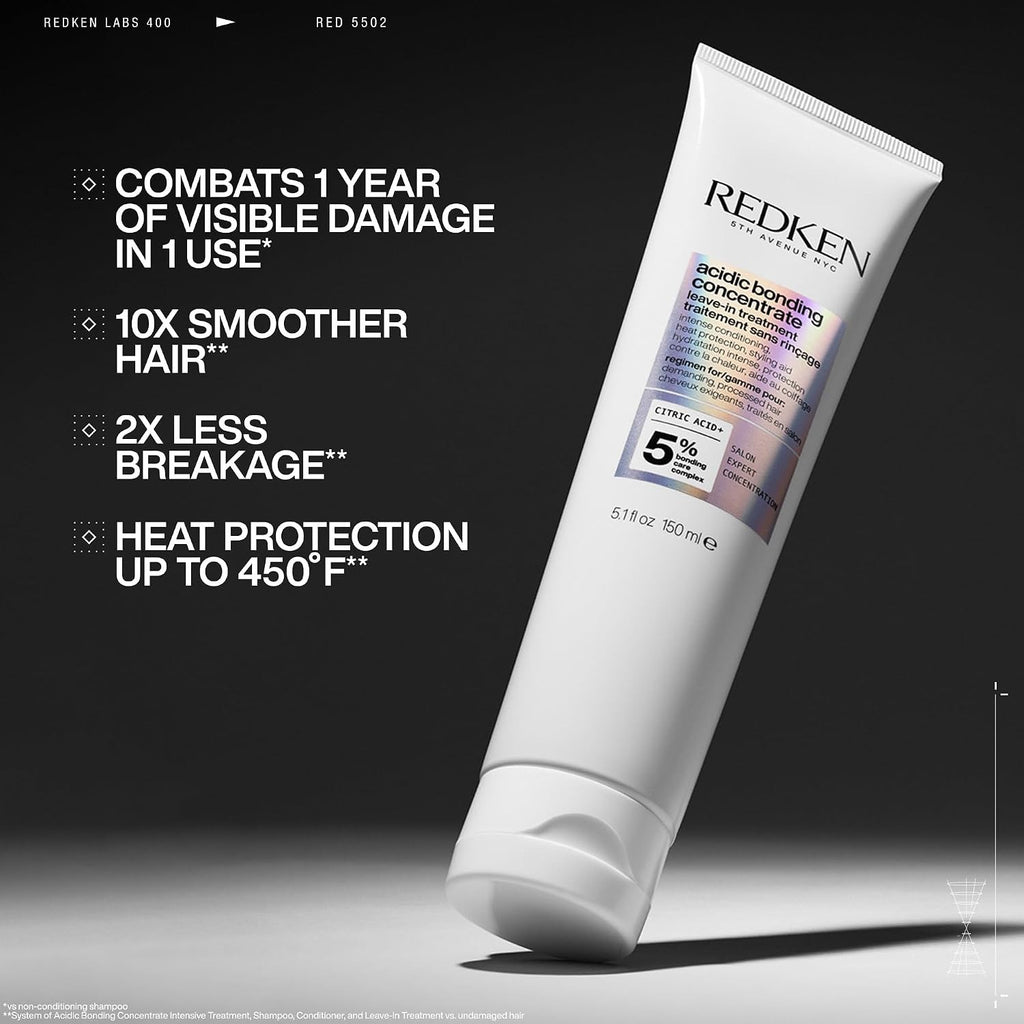 Redken Leave-In Conditioner for Damaged Hair Repair Acidic Bonding Concentrate