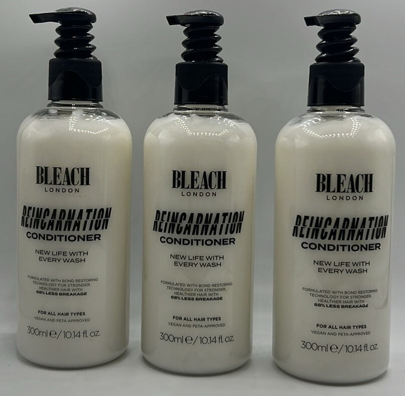 3-Pack Hair Conditioner Set - Reincarnation by Bleach London, 10.14 FL OZ Each