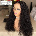 Curly Human Hair Wig Brazilian Remy Pre-Plucked Lace Front & Full Lace Styles