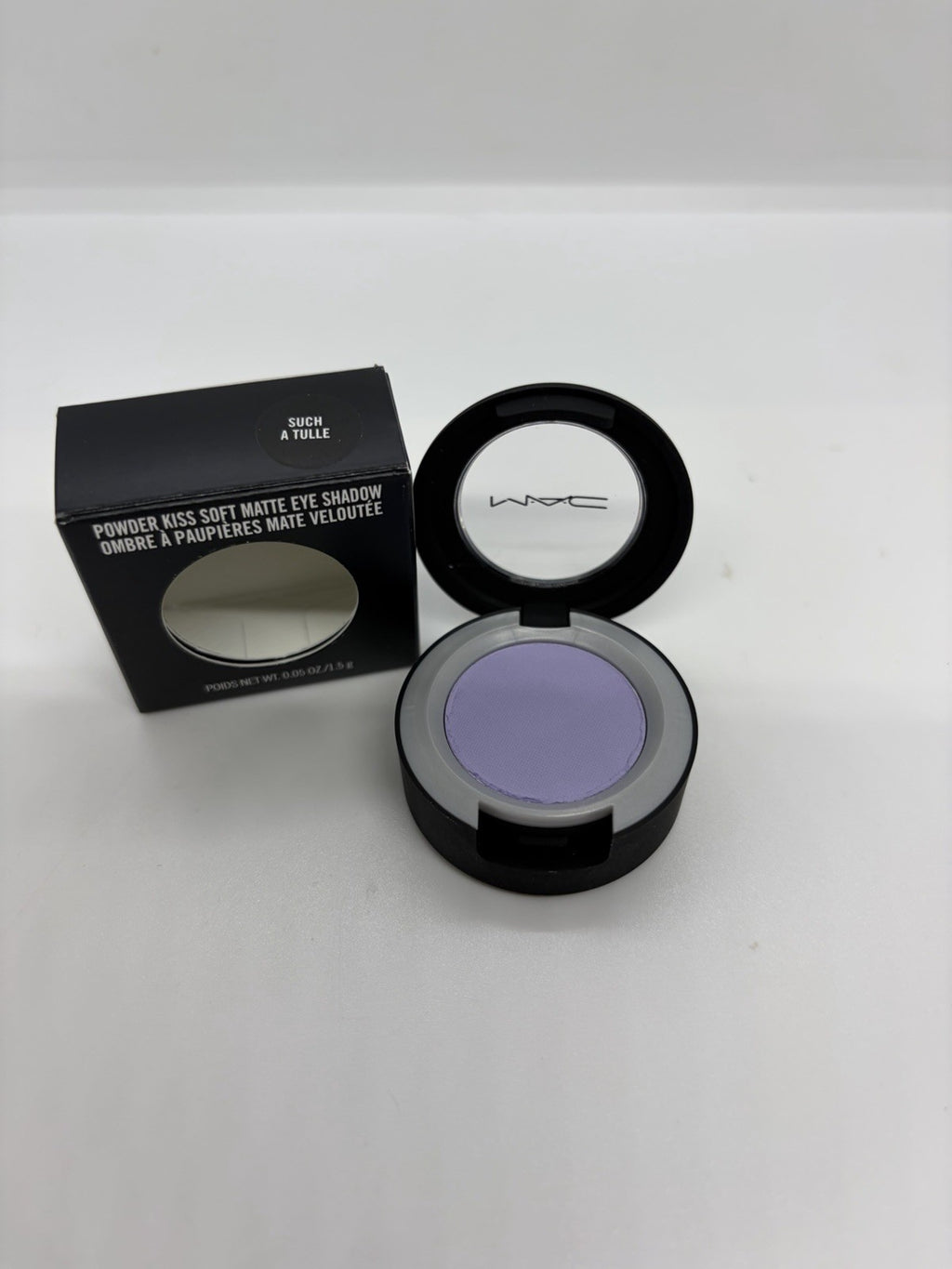 MAC Powder Kiss Soft Matte Eye Shadow - Such a Tulle Full Size 0.05oz