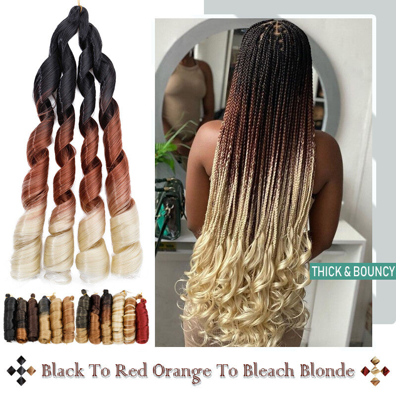 Loose Wave Braiding Hair Extensions Afro French Curls for Crochet & DIY Styles