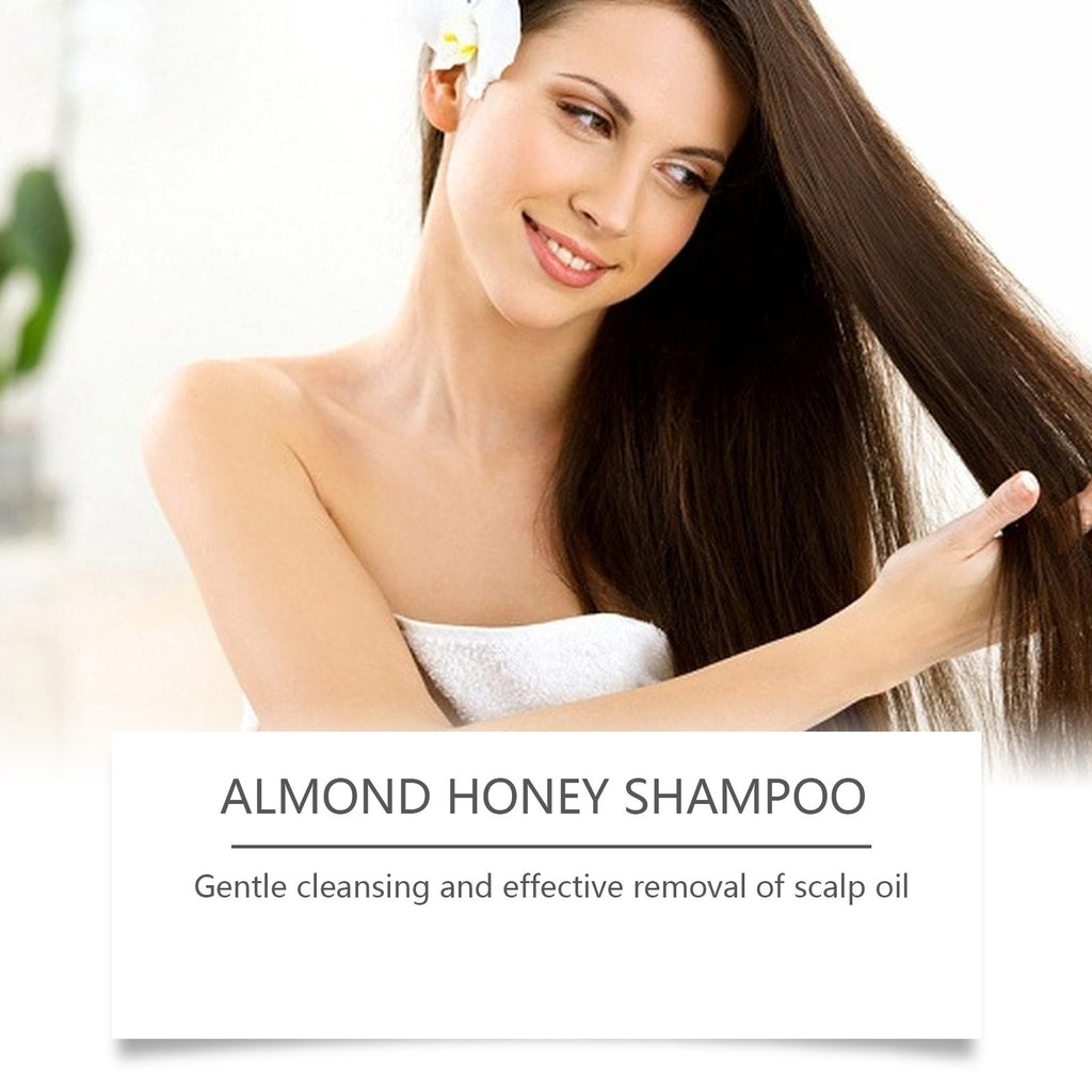 Almond Honey Nourishing Hair Shampoo - Moisturizing & Shine Enhancing