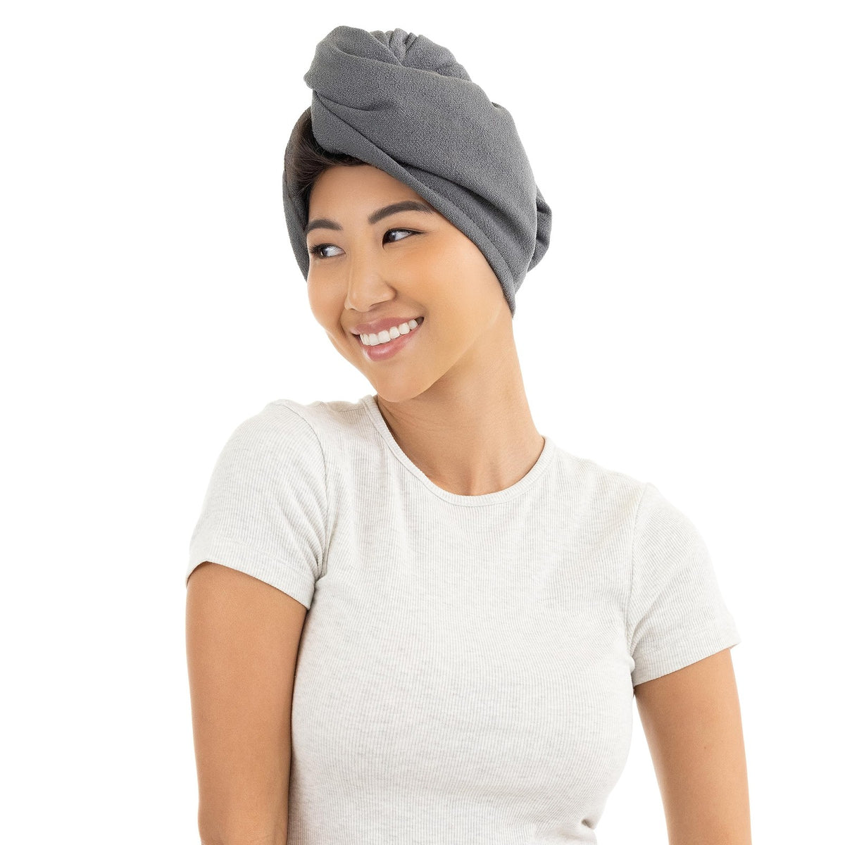 Microfiber Hair Wrap Towel for Fast Drying & Frizz Reduction - All Hair Types