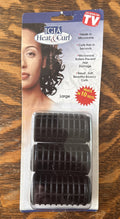 Large Microwave Hair Rollers 3-Pack for Heat & Curl Styling - As Seen On TV