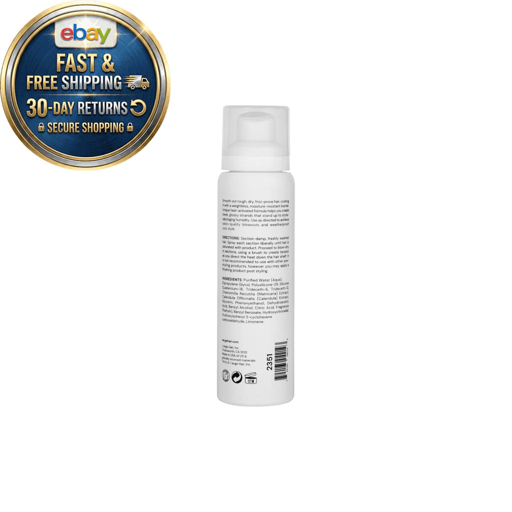 Glass Hair Heat Protectant Spray - Frizz Control & Shine - 5 Fl Oz