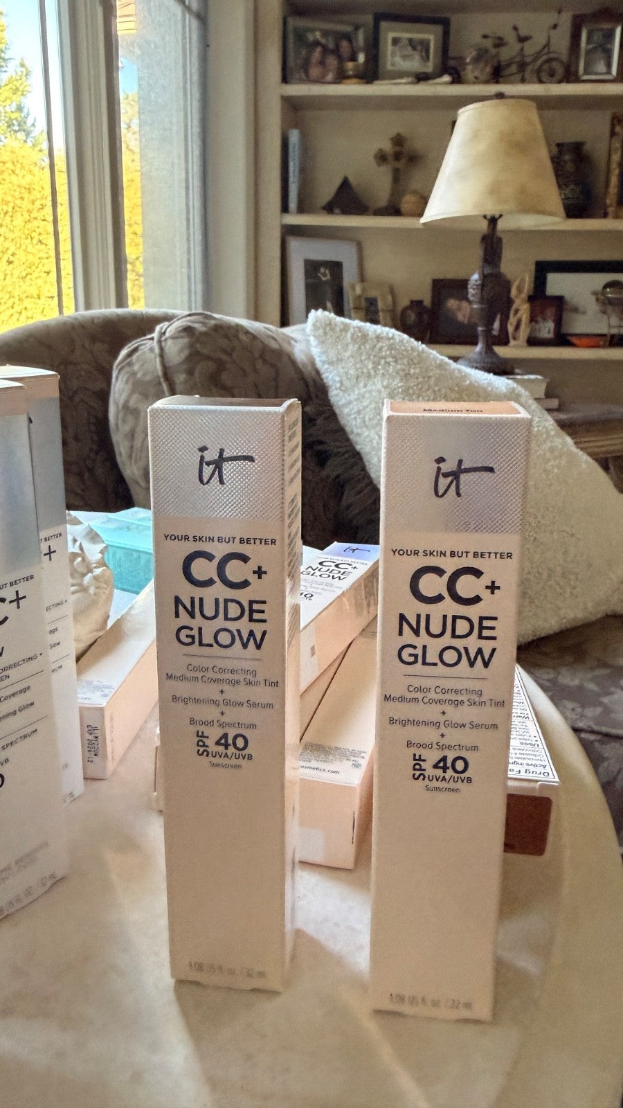 Multi-Function CC Cream with SPF 40 - Nude Glow, Matte Finish, 1.08oz