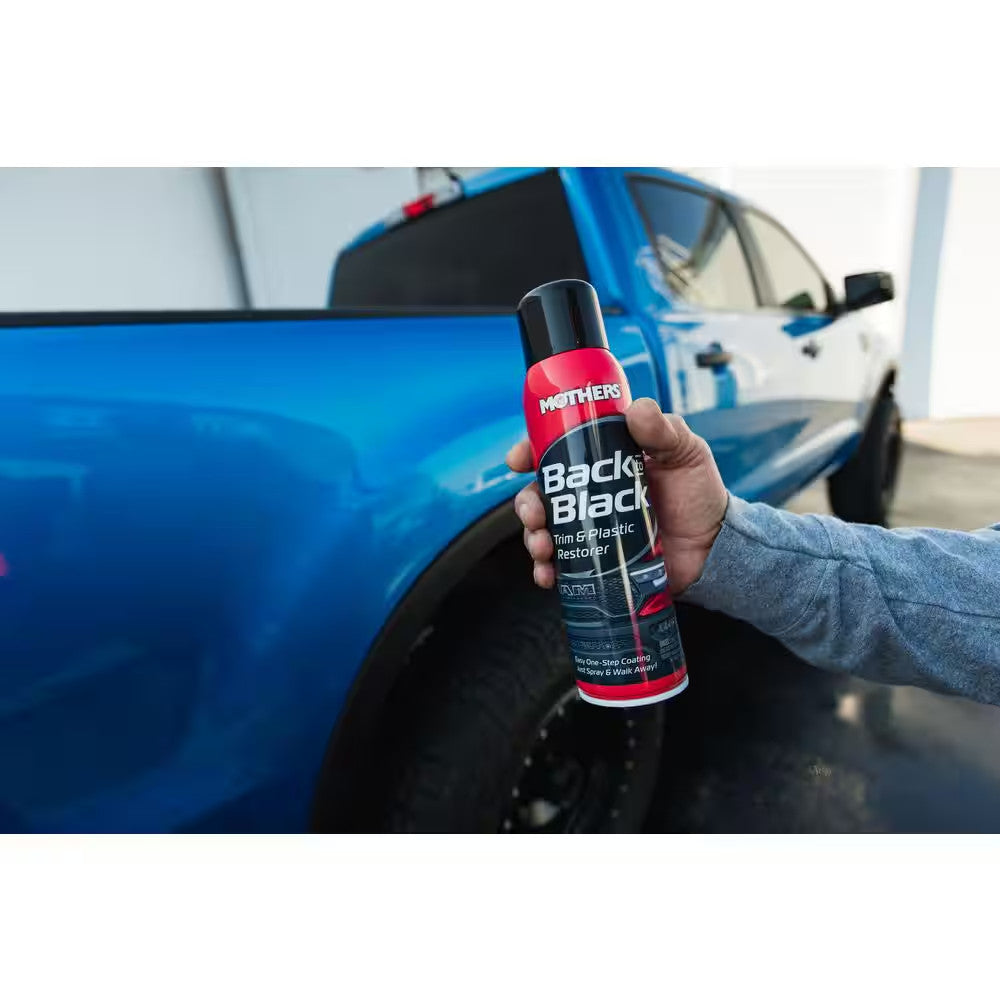 10 Oz. Back-To-Black Trim and Plastic Restorer Spray - Long-Lasting Exterior Protection