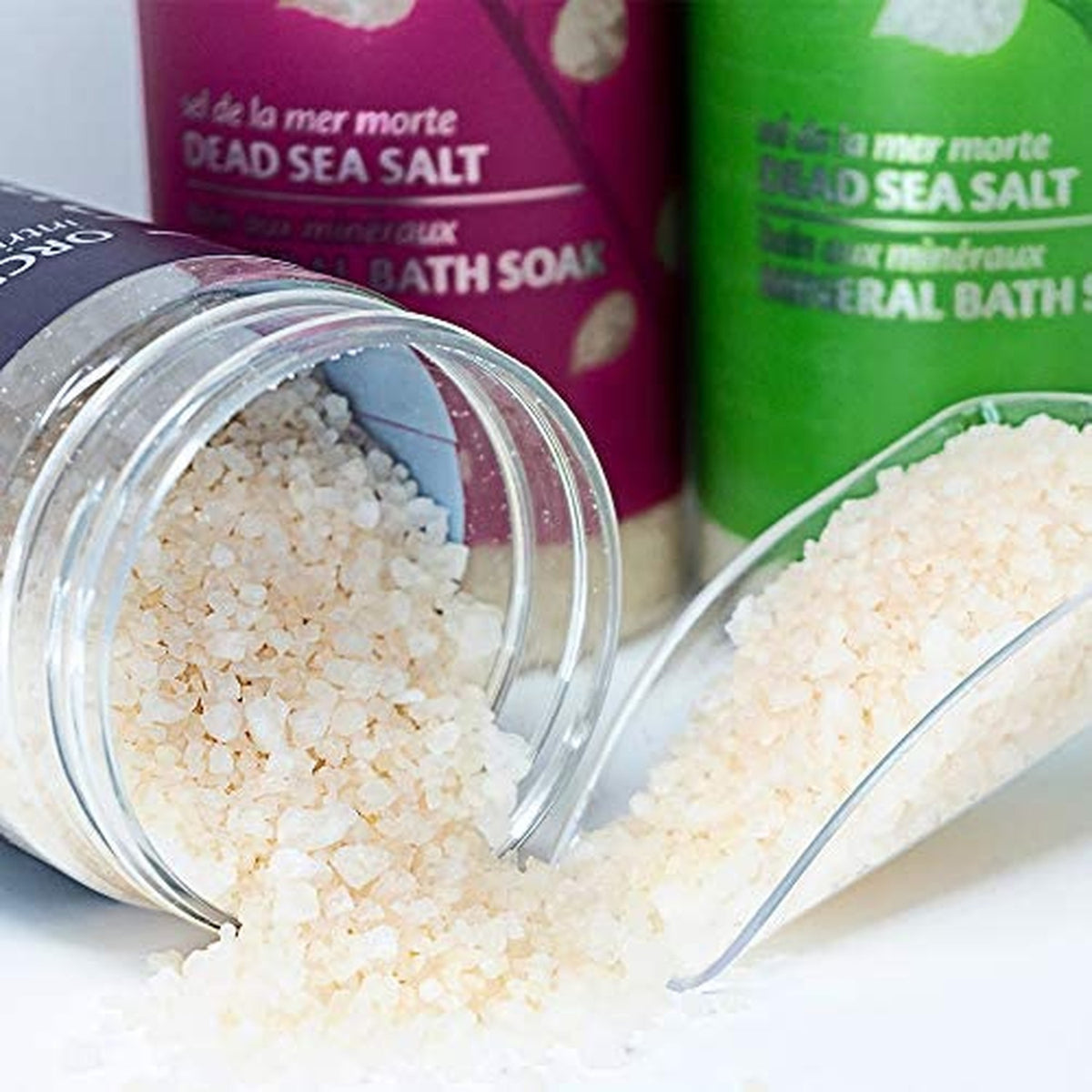 Mineral Bath Soak for Muscle Recovery and Relaxation - Dead Sea Salts & Botanical Oils, 27 oz