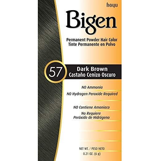 Hair Color Powder - Chocolate Brown, Gray Coverage, Ammonia-Free, 12 Pack