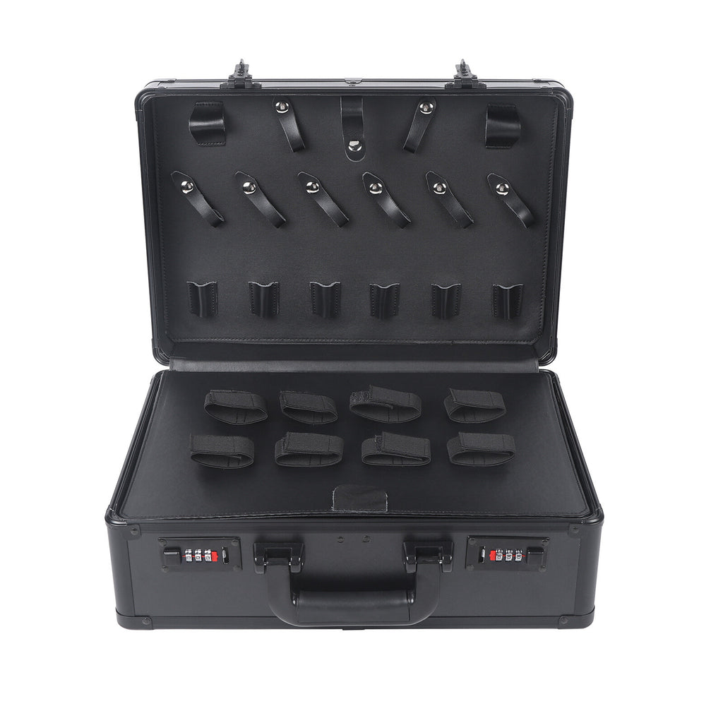 Portable Barber Tool Storage Case for Clippers, Scissors & Styling Accessories