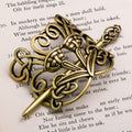 Gold Viking Norse Knot Hair Pin Celtic Style Hair Accessory