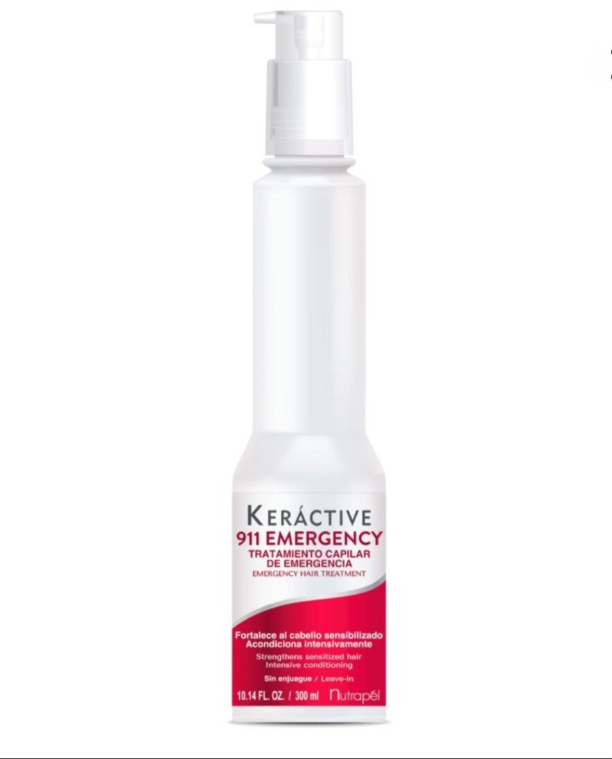 Keractive 911 Hair Repair System for Dry & Damaged Hair - Emergency Treatment Kit