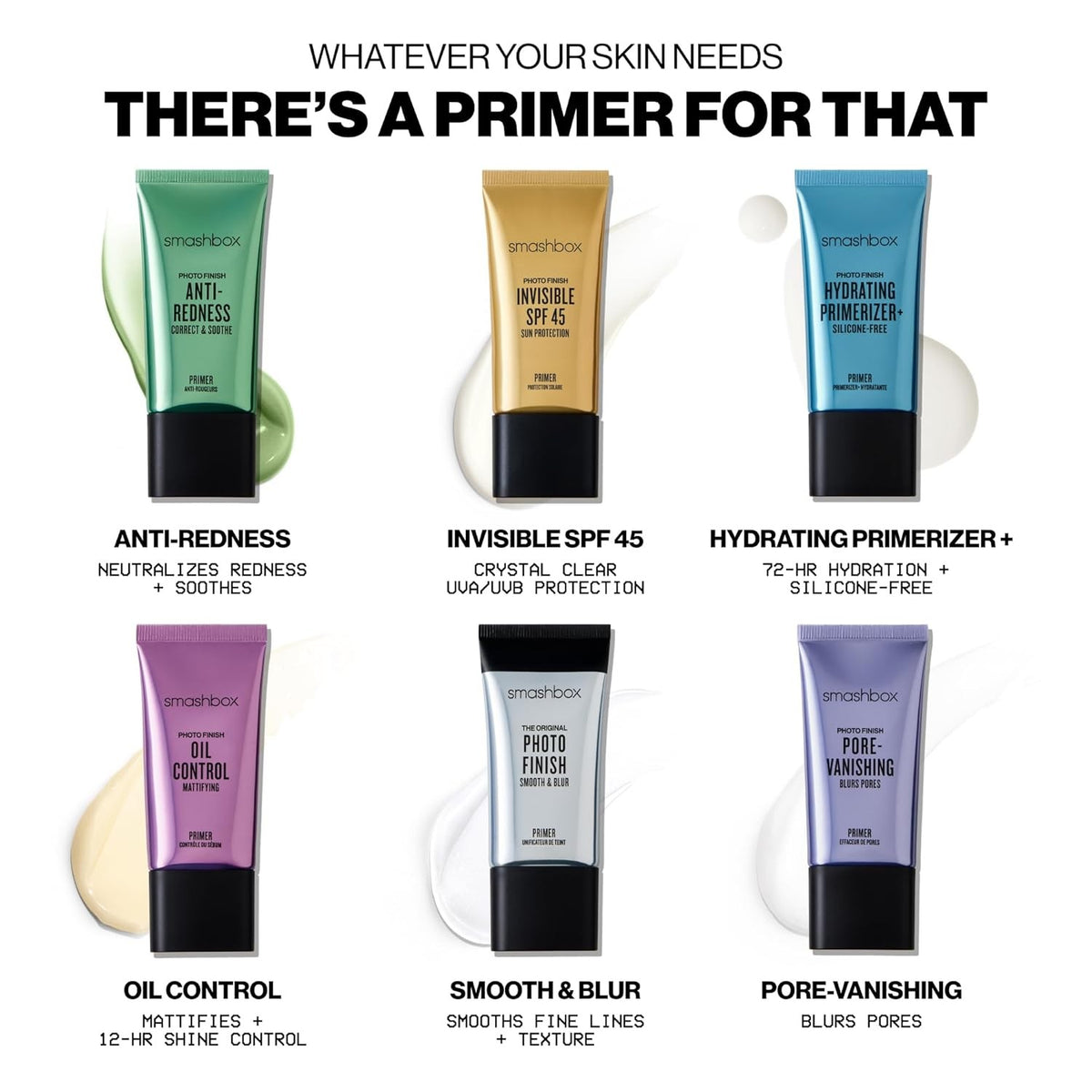 Original Photo Finish Makeup Primer by Smashbox – Travel Size, Blur & Smooth