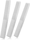 Stainless Steel Barber Comb Set - Double Sided Hair Styling & Cutting Tools