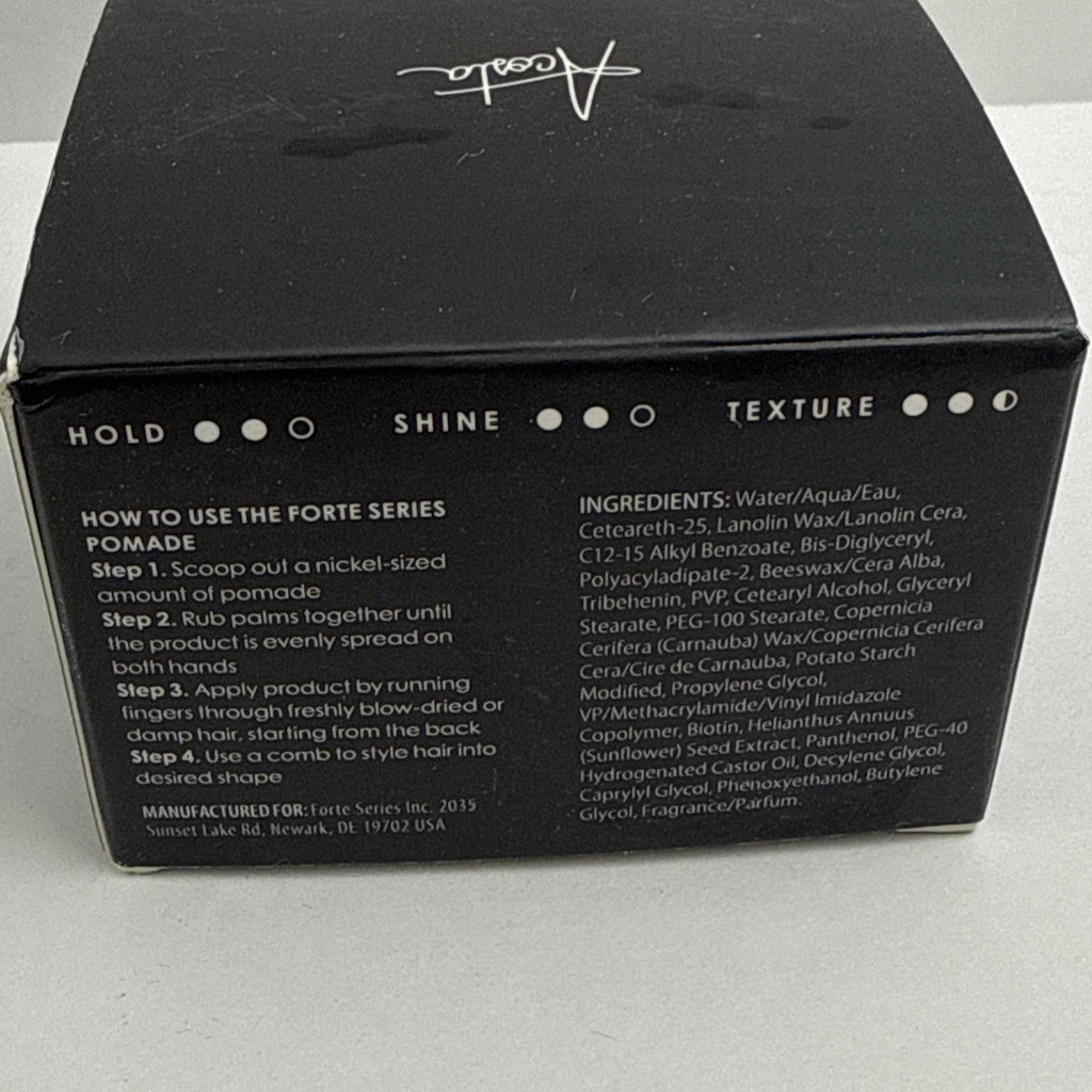 Men's Hair Styling Pomade 3oz Volumizing & Shine Hair Wax - Forte Series