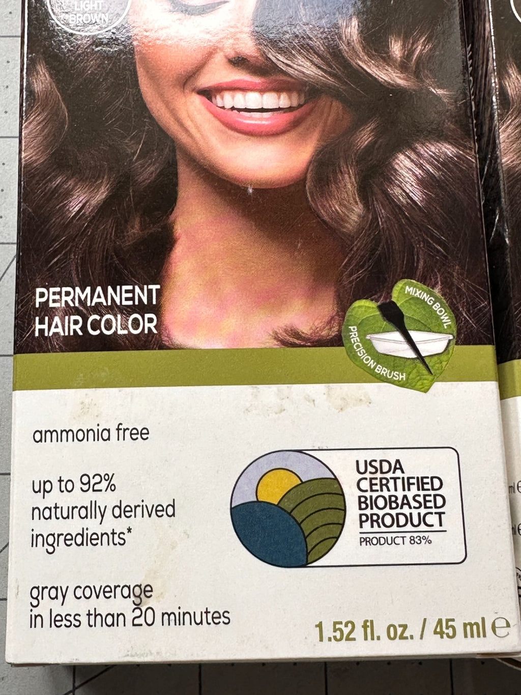 Natural Hair Color Root Retouch Creme Light Brown 6-Pack - Permanent Hair Dye