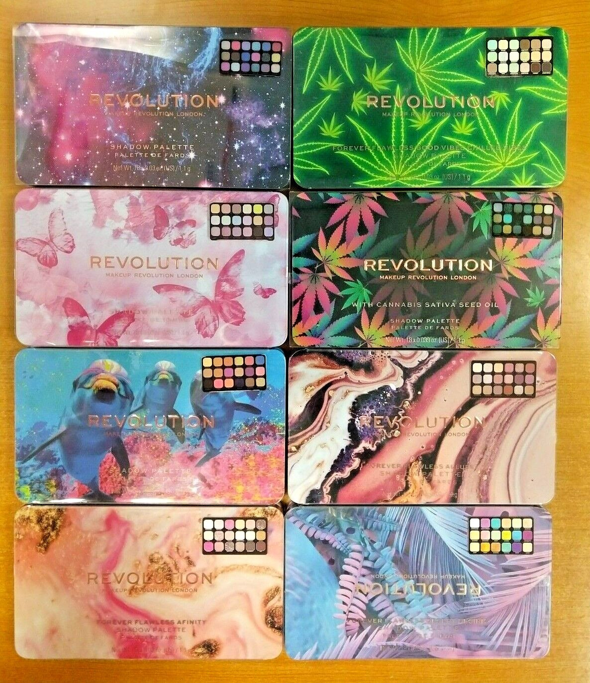 Makeup Revolution Forever Flawless Eyeshadow Palette - Multiple Shades